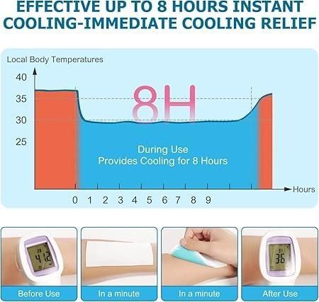 6 Pcs Migraine Cooling Headache Patch